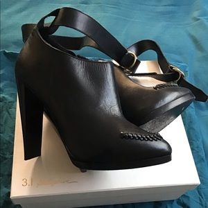 3.1 Phillip Lim Black Leather Booties
